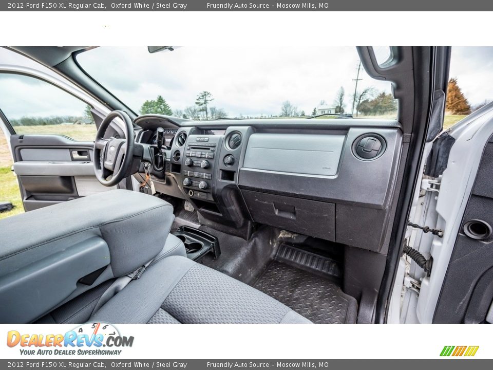 2012 Ford F150 XL Regular Cab Oxford White / Steel Gray Photo #14