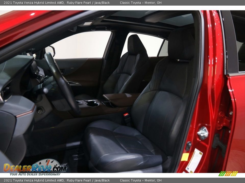 2021 Toyota Venza Hybrid Limited AWD Ruby Flare Pearl / Java/Black Photo #5