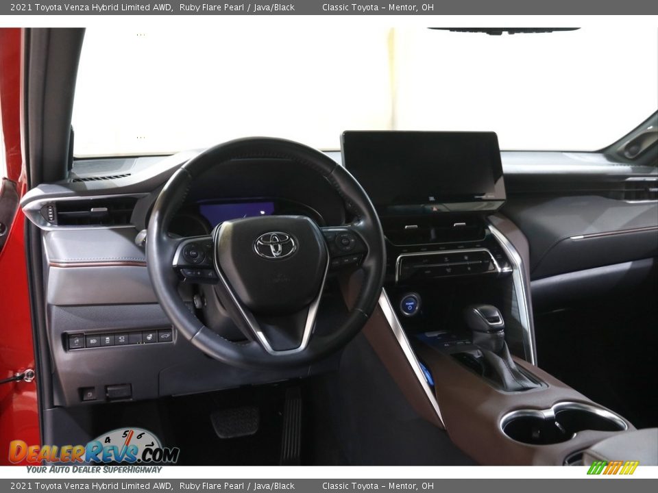 2021 Toyota Venza Hybrid Limited AWD Ruby Flare Pearl / Java/Black Photo #6