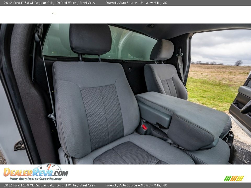 2012 Ford F150 XL Regular Cab Oxford White / Steel Gray Photo #16