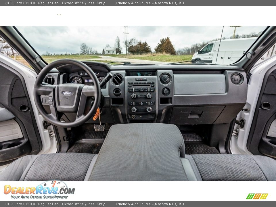 2012 Ford F150 XL Regular Cab Oxford White / Steel Gray Photo #18