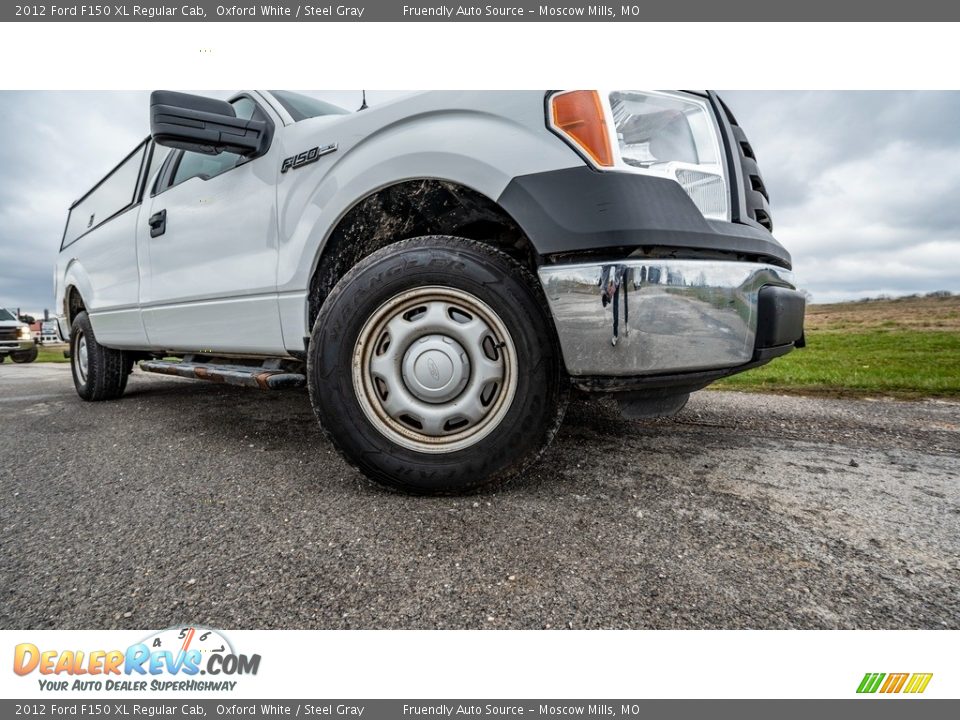 2012 Ford F150 XL Regular Cab Oxford White / Steel Gray Photo #19