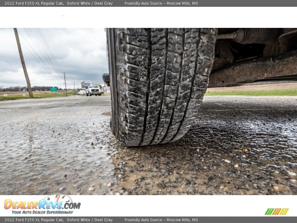 2012 Ford F150 XL Regular Cab Oxford White / Steel Gray Photo #20