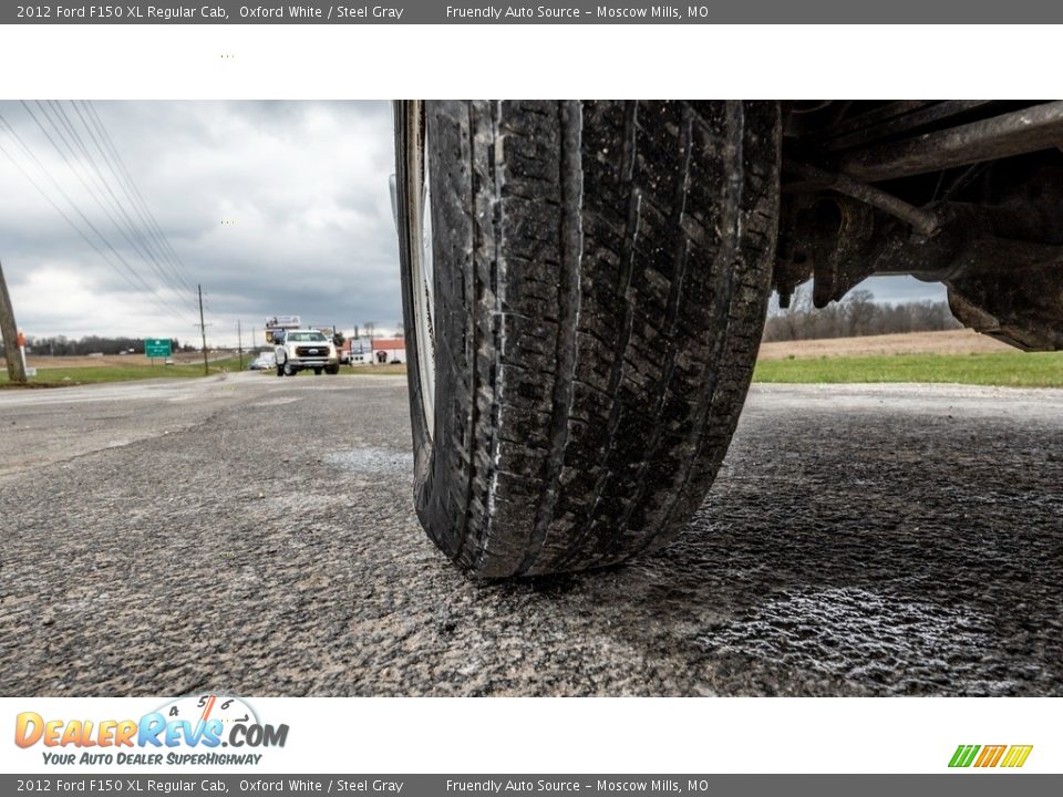 2012 Ford F150 XL Regular Cab Oxford White / Steel Gray Photo #21