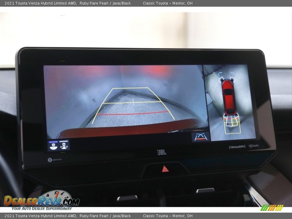 2021 Toyota Venza Hybrid Limited AWD Ruby Flare Pearl / Java/Black Photo #13