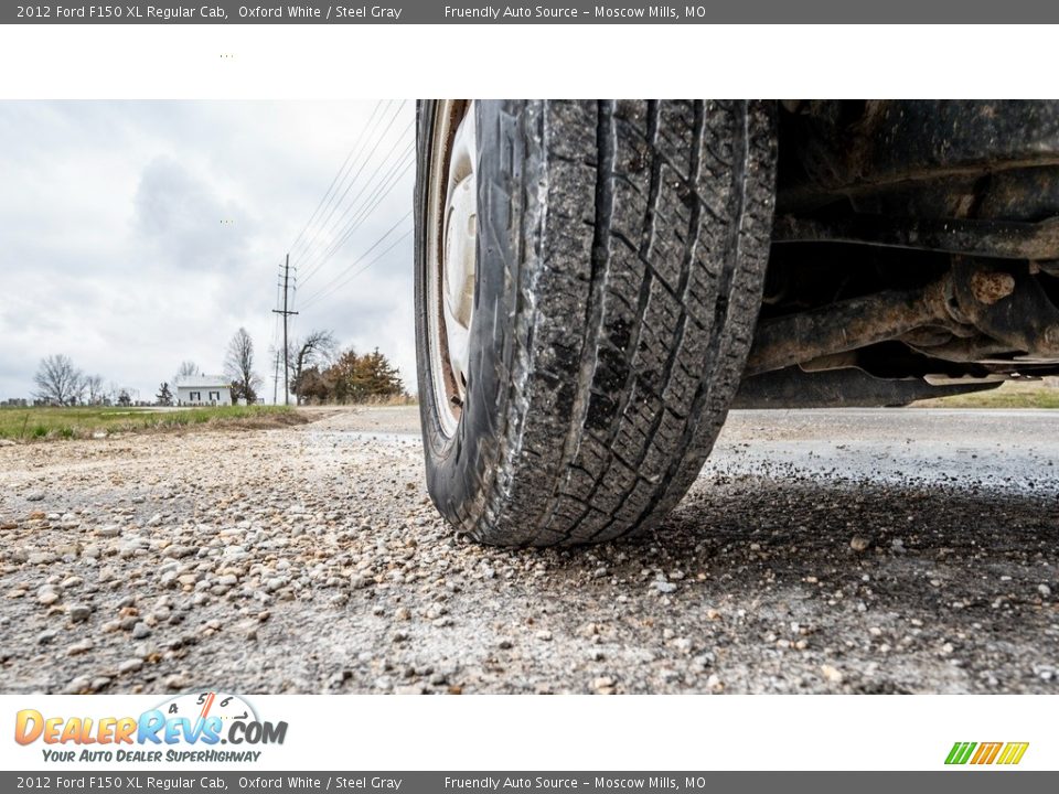 2012 Ford F150 XL Regular Cab Oxford White / Steel Gray Photo #23