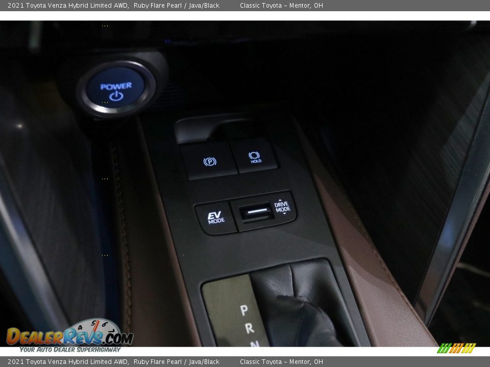 2021 Toyota Venza Hybrid Limited AWD Ruby Flare Pearl / Java/Black Photo #16