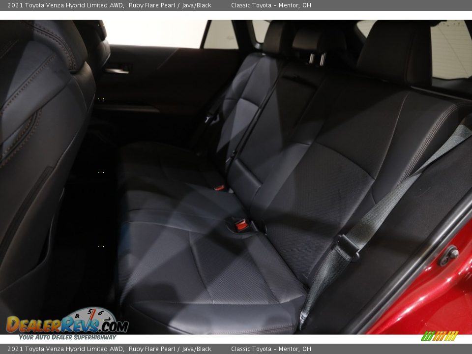 2021 Toyota Venza Hybrid Limited AWD Ruby Flare Pearl / Java/Black Photo #19