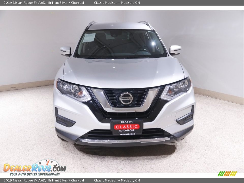 2019 Nissan Rogue SV AWD Brilliant Silver / Charcoal Photo #2