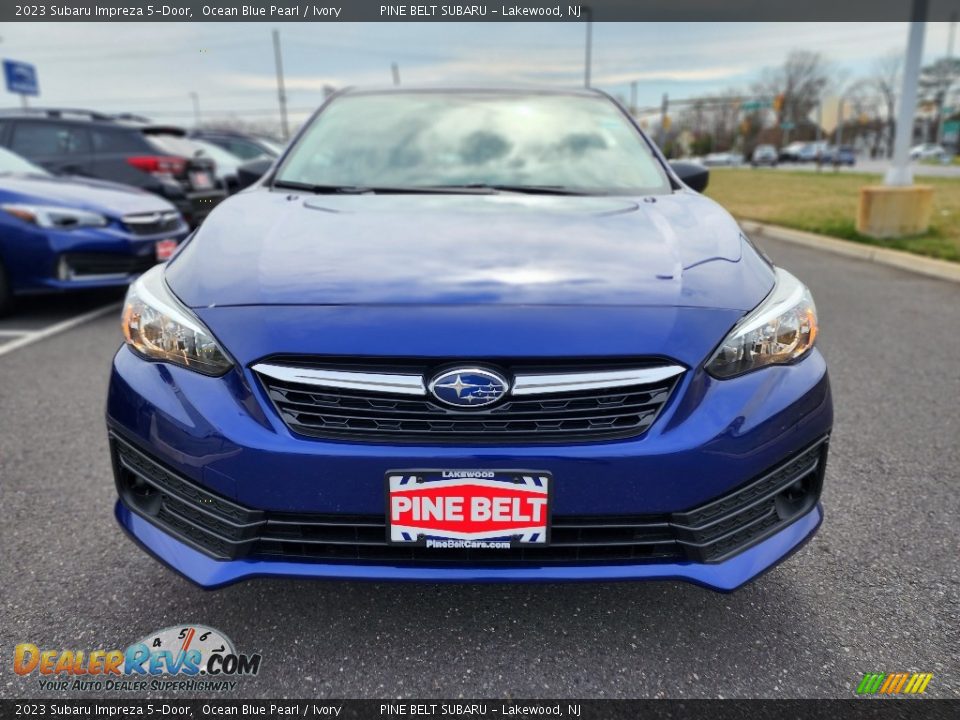 2023 Subaru Impreza 5-Door Ocean Blue Pearl / Ivory Photo #2