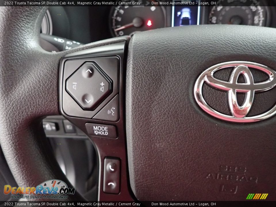 2022 Toyota Tacoma SR Double Cab 4x4 Magnetic Gray Metallic / Cement Gray Photo #14