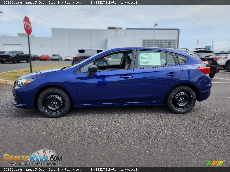 Ocean Blue Pearl 2023 Subaru Impreza 5-Door Photo #3