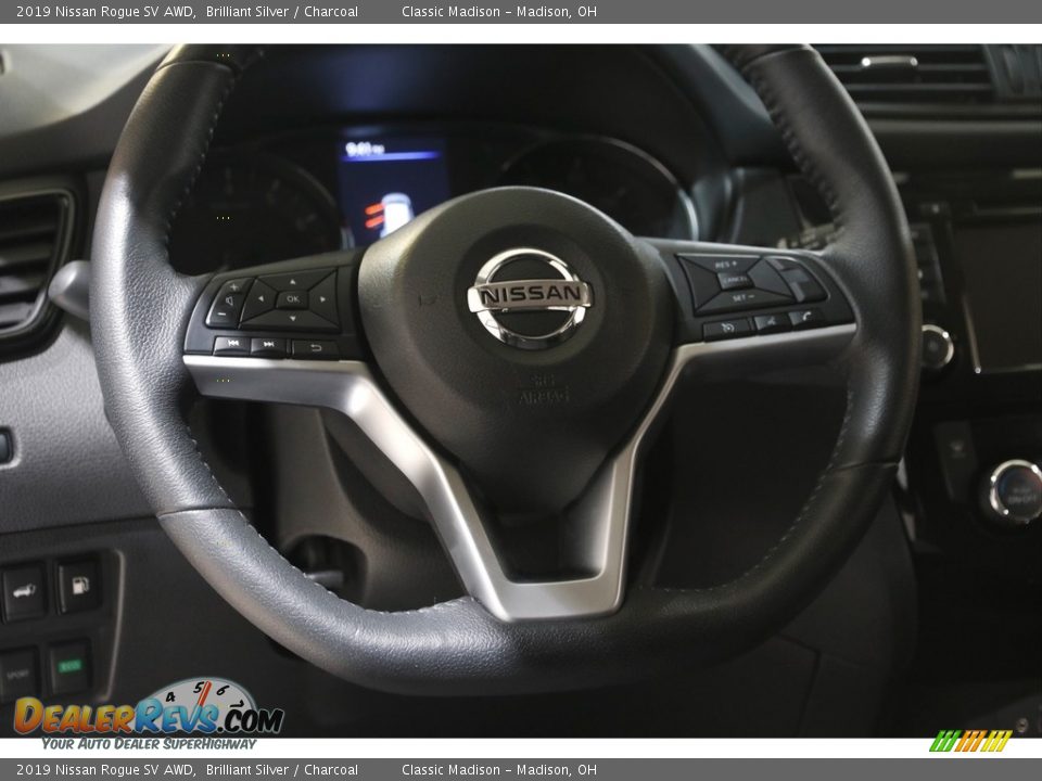 2019 Nissan Rogue SV AWD Brilliant Silver / Charcoal Photo #7