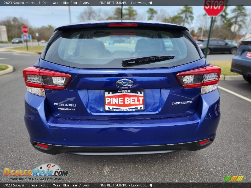 2023 Subaru Impreza 5-Door Ocean Blue Pearl / Ivory Photo #6