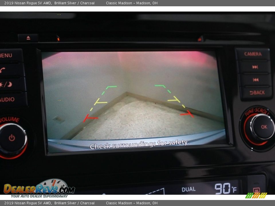 2019 Nissan Rogue SV AWD Brilliant Silver / Charcoal Photo #12
