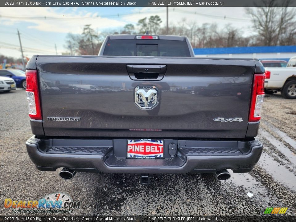 2023 Ram 1500 Big Horn Crew Cab 4x4 Granite Crystal Metallic / Black Photo #6