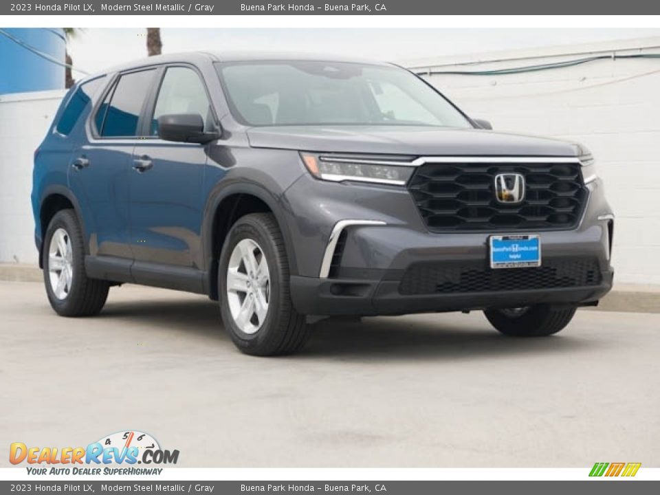 2023 Honda Pilot LX Modern Steel Metallic / Gray Photo #1