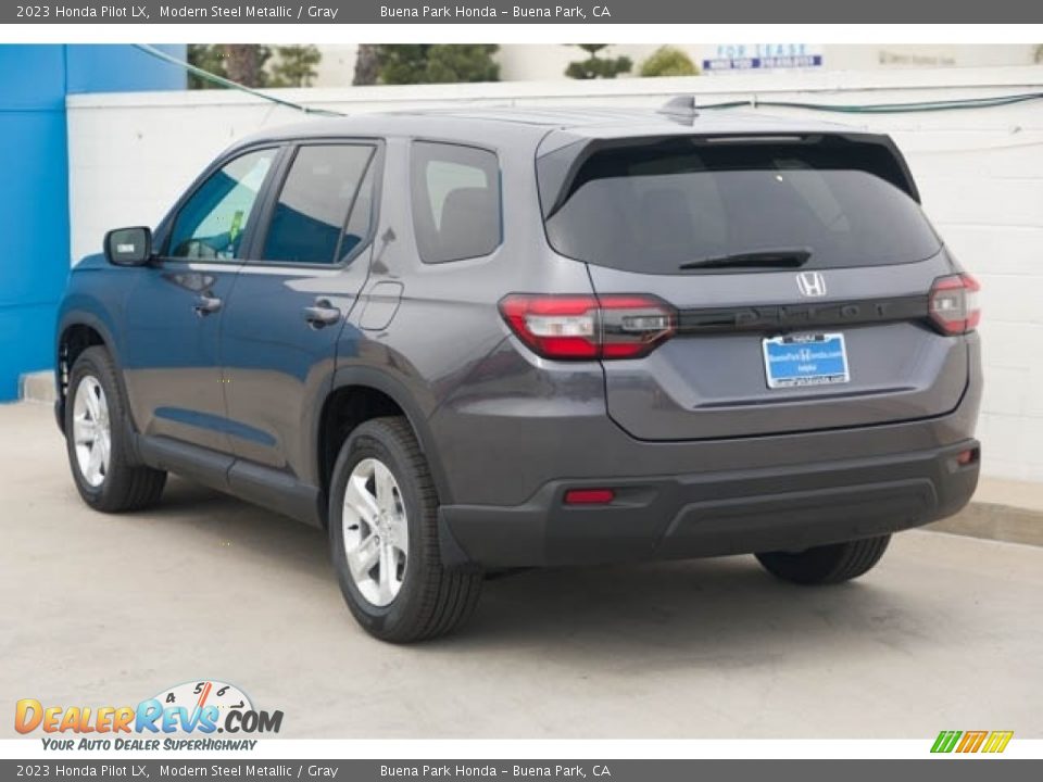 2023 Honda Pilot LX Modern Steel Metallic / Gray Photo #2