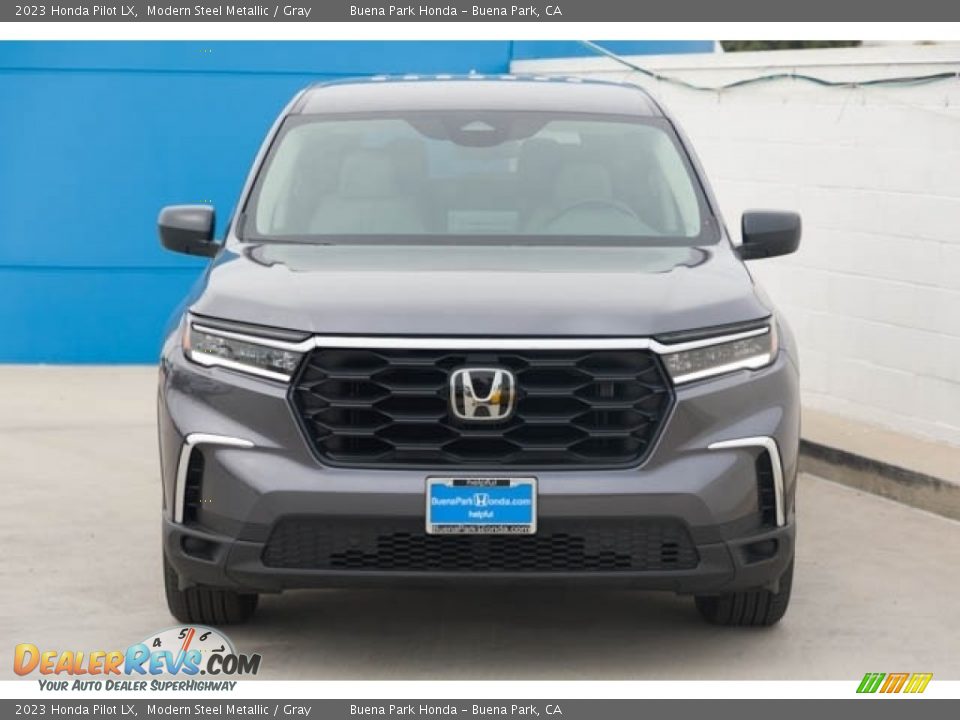 2023 Honda Pilot LX Modern Steel Metallic / Gray Photo #3