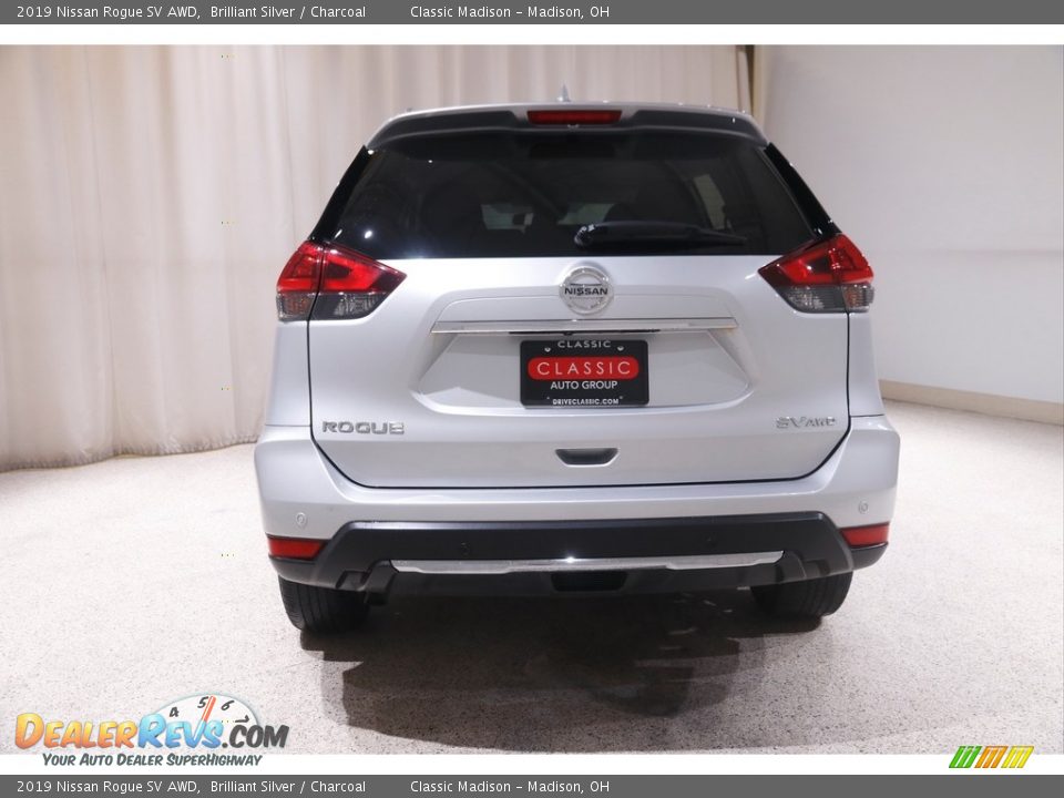 2019 Nissan Rogue SV AWD Brilliant Silver / Charcoal Photo #19