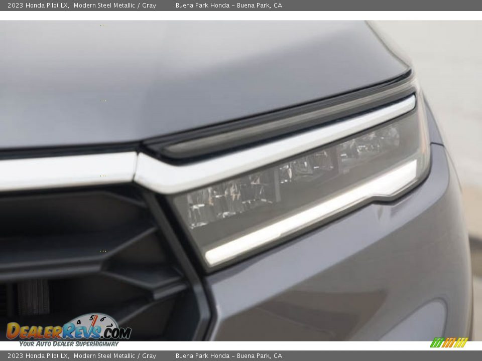 2023 Honda Pilot LX Modern Steel Metallic / Gray Photo #5