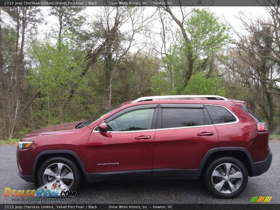 Velvet Red Pearl 2019 Jeep Cherokee Limited Photo #1