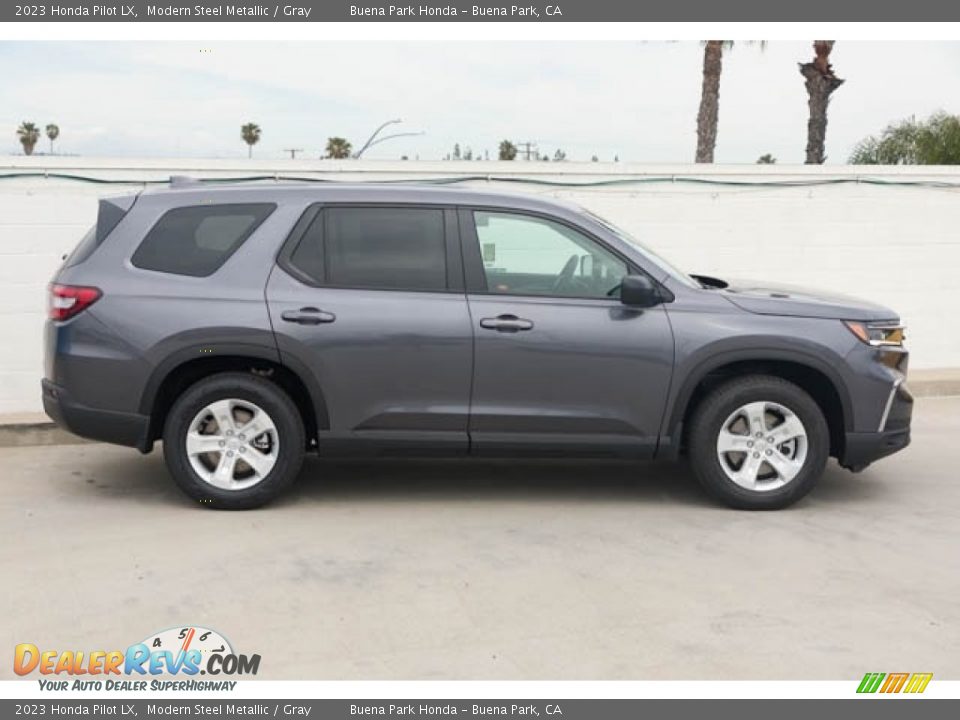 2023 Honda Pilot LX Modern Steel Metallic / Gray Photo #11