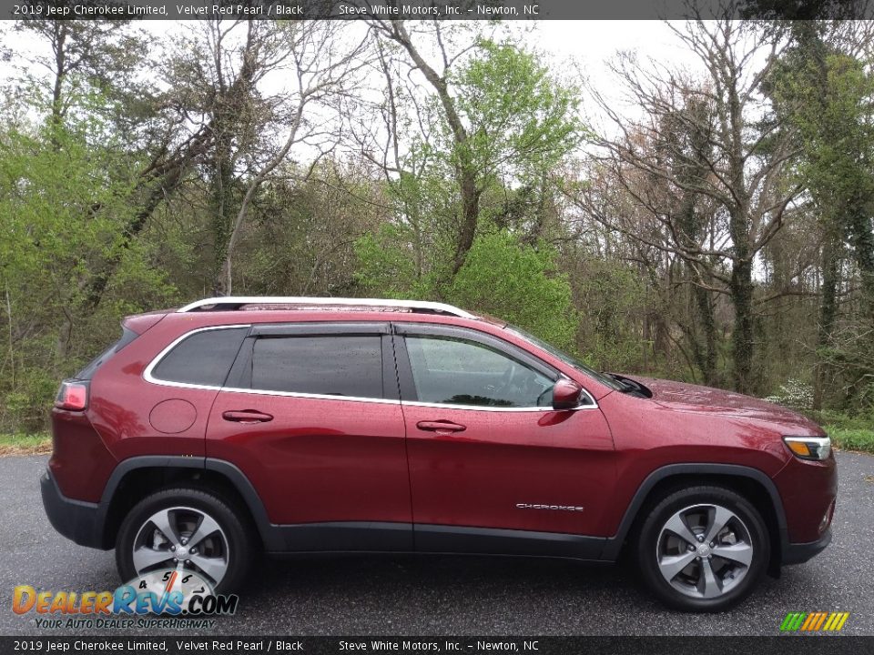 Velvet Red Pearl 2019 Jeep Cherokee Limited Photo #5
