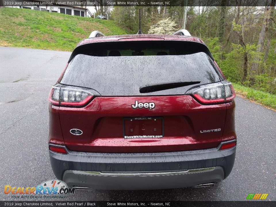 2019 Jeep Cherokee Limited Velvet Red Pearl / Black Photo #7