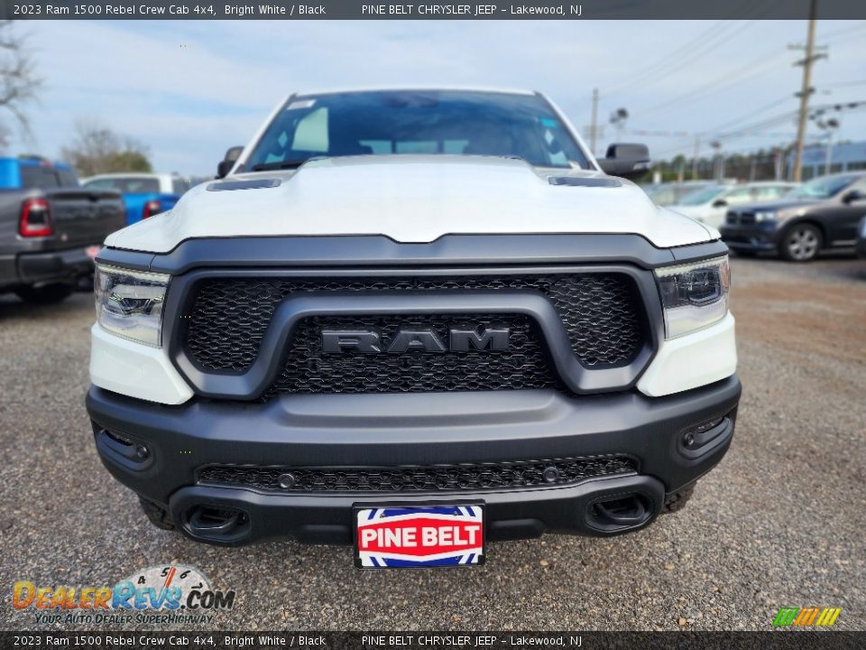 2023 Ram 1500 Rebel Crew Cab 4x4 Bright White / Black Photo #2