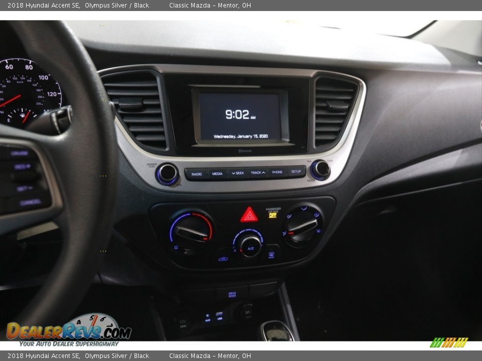 2018 Hyundai Accent SE Olympus Silver / Black Photo #9