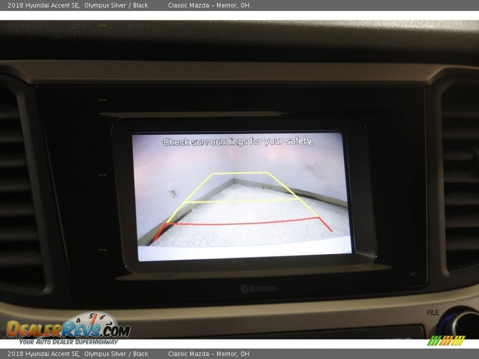 2018 Hyundai Accent SE Olympus Silver / Black Photo #12