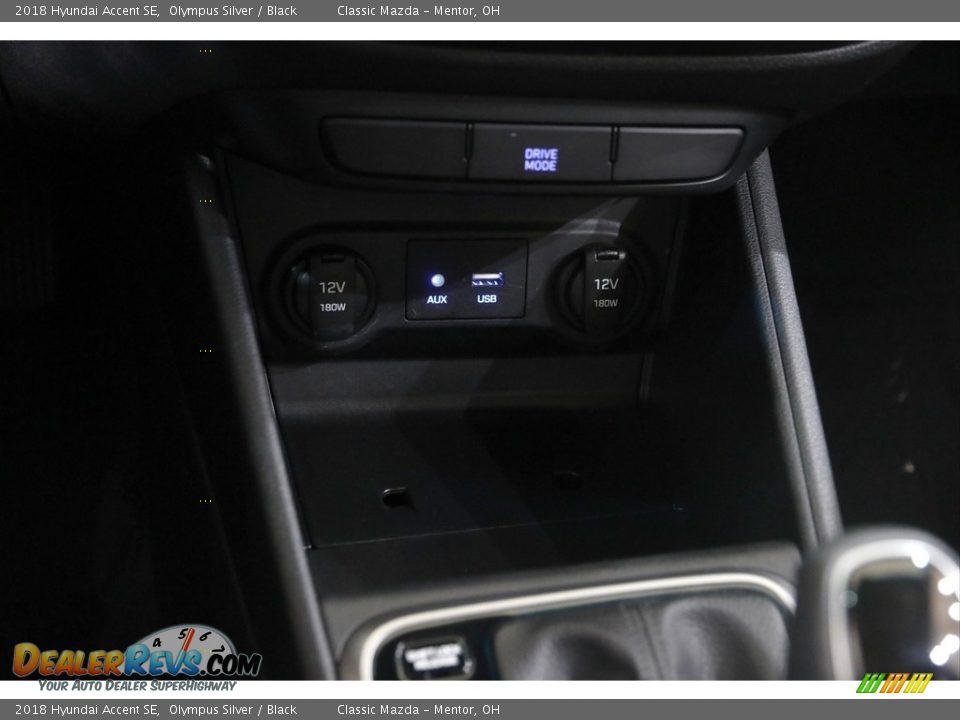 2018 Hyundai Accent SE Olympus Silver / Black Photo #13