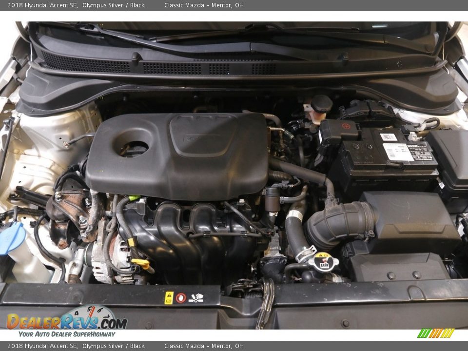 2018 Hyundai Accent SE Olympus Silver / Black Photo #19