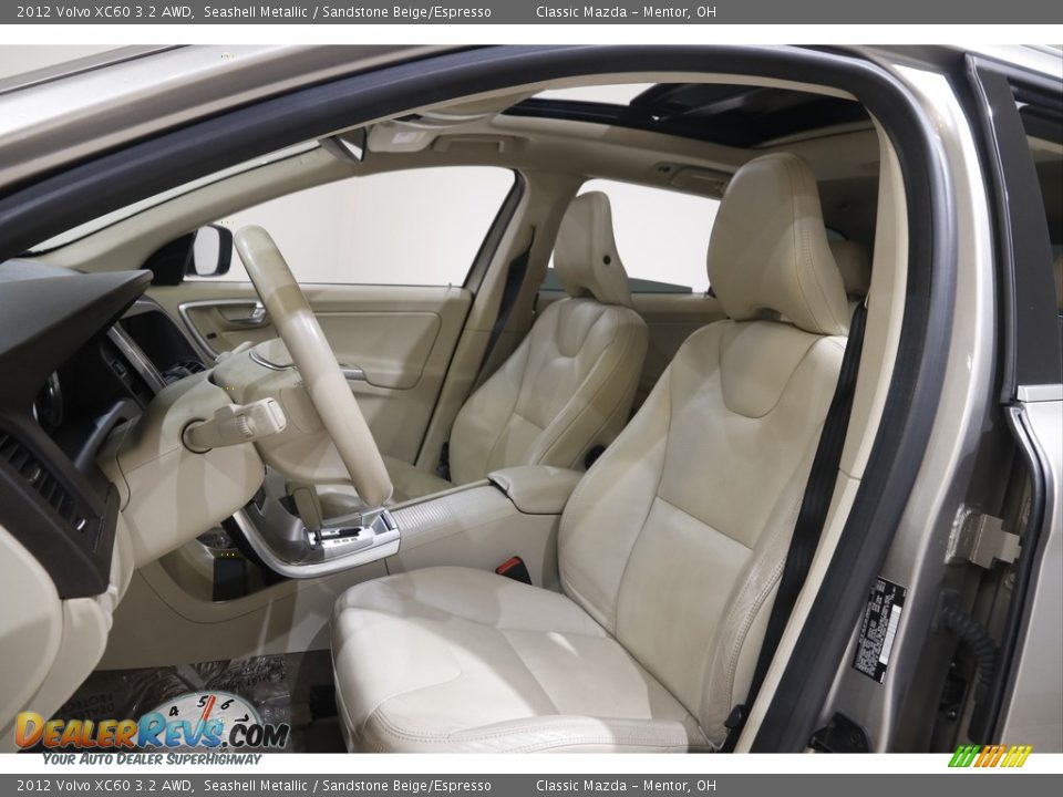 2012 Volvo XC60 3.2 AWD Seashell Metallic / Sandstone Beige/Espresso Photo #5