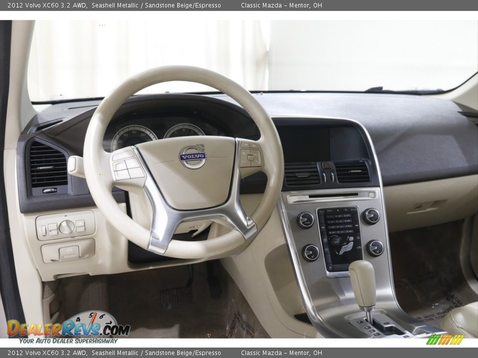2012 Volvo XC60 3.2 AWD Seashell Metallic / Sandstone Beige/Espresso Photo #6