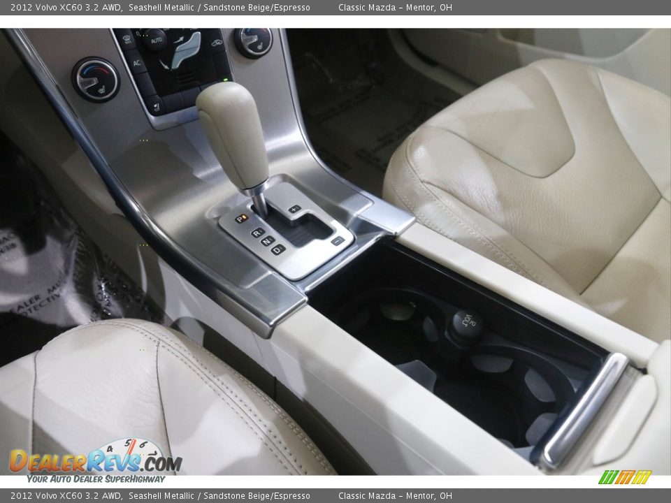 2012 Volvo XC60 3.2 AWD Seashell Metallic / Sandstone Beige/Espresso Photo #14