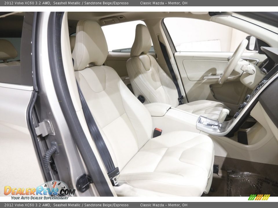 2012 Volvo XC60 3.2 AWD Seashell Metallic / Sandstone Beige/Espresso Photo #15