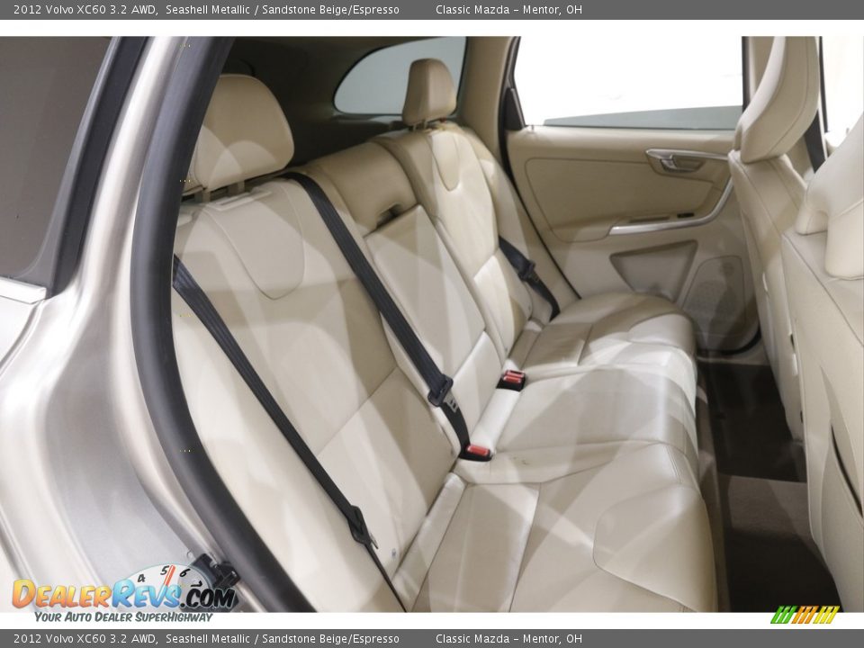 2012 Volvo XC60 3.2 AWD Seashell Metallic / Sandstone Beige/Espresso Photo #16