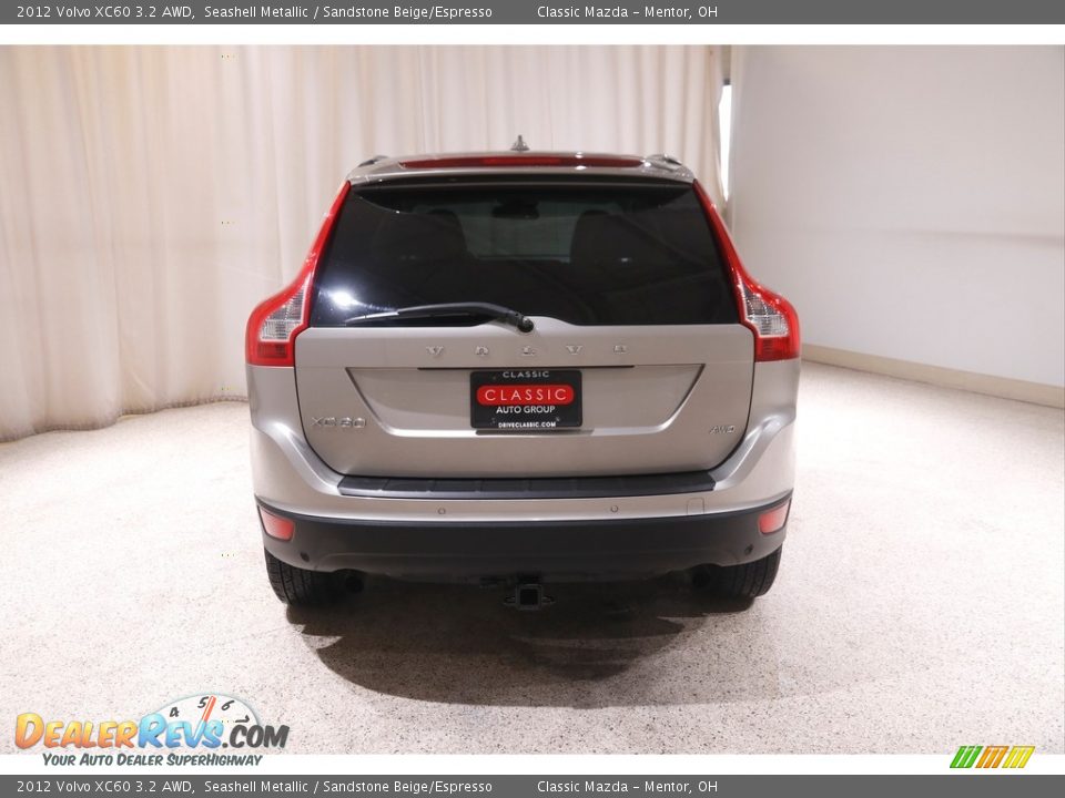2012 Volvo XC60 3.2 AWD Seashell Metallic / Sandstone Beige/Espresso Photo #18