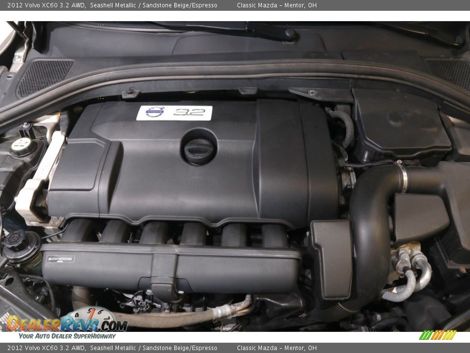 2012 Volvo XC60 3.2 AWD Seashell Metallic / Sandstone Beige/Espresso Photo #19