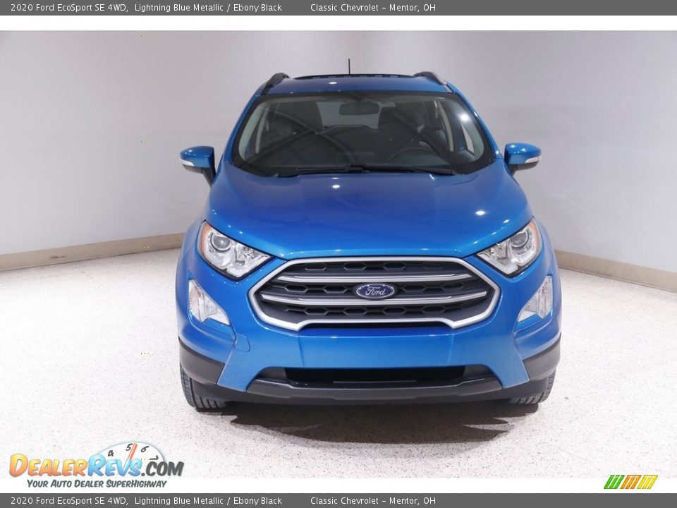2020 Ford EcoSport SE 4WD Lightning Blue Metallic / Ebony Black Photo #2