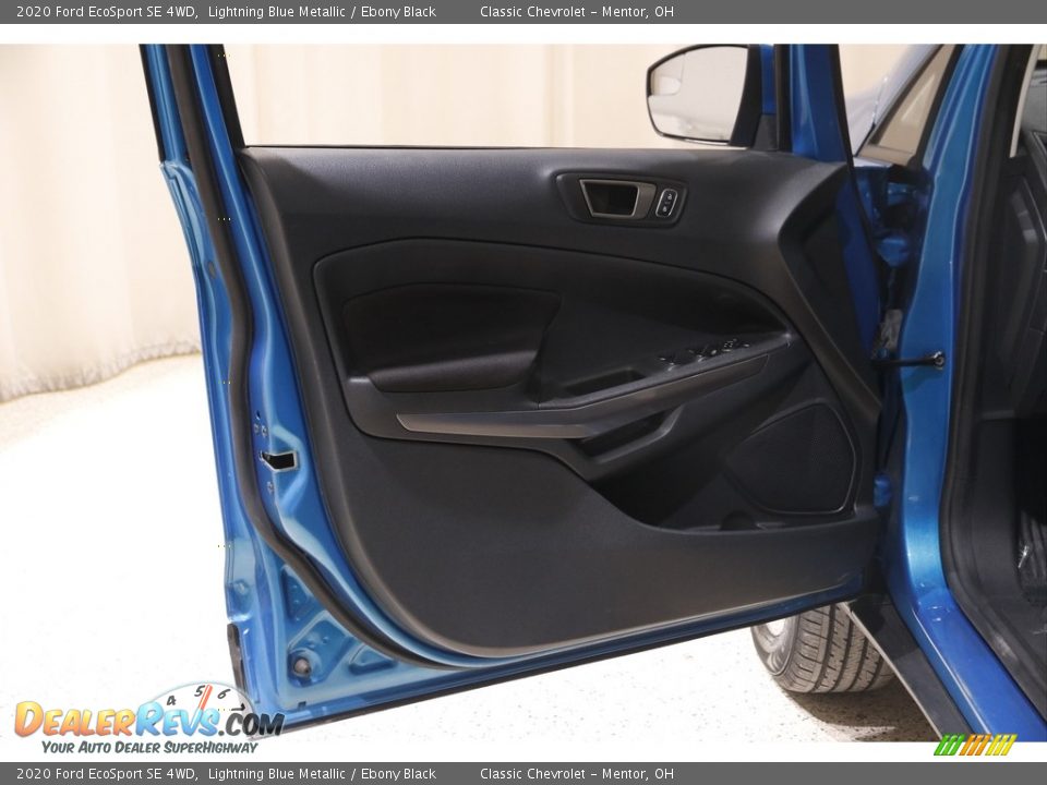 2020 Ford EcoSport SE 4WD Lightning Blue Metallic / Ebony Black Photo #4