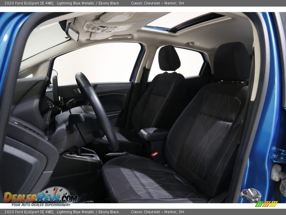 2020 Ford EcoSport SE 4WD Lightning Blue Metallic / Ebony Black Photo #5
