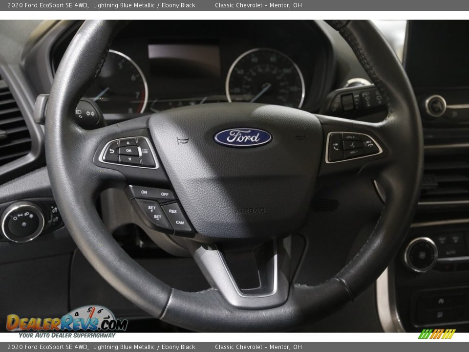 2020 Ford EcoSport SE 4WD Lightning Blue Metallic / Ebony Black Photo #7