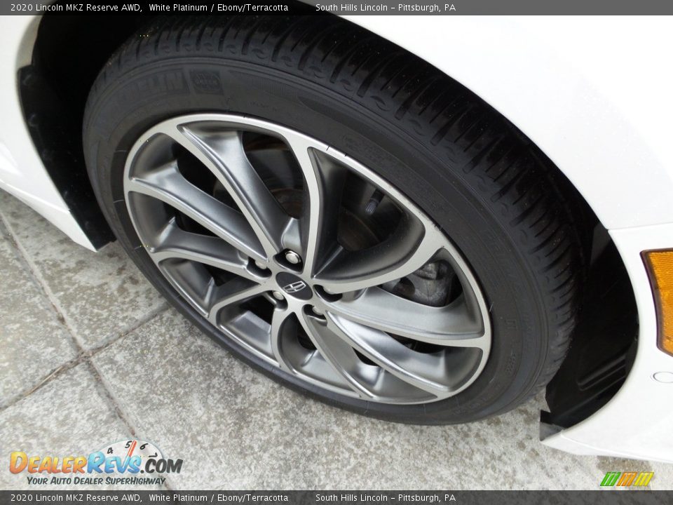 2020 Lincoln MKZ Reserve AWD White Platinum / Ebony/Terracotta Photo #10