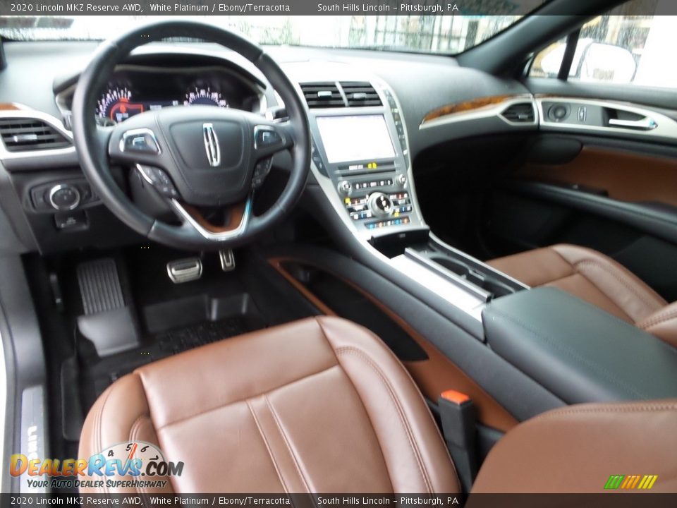 Ebony/Terracotta Interior - 2020 Lincoln MKZ Reserve AWD Photo #17