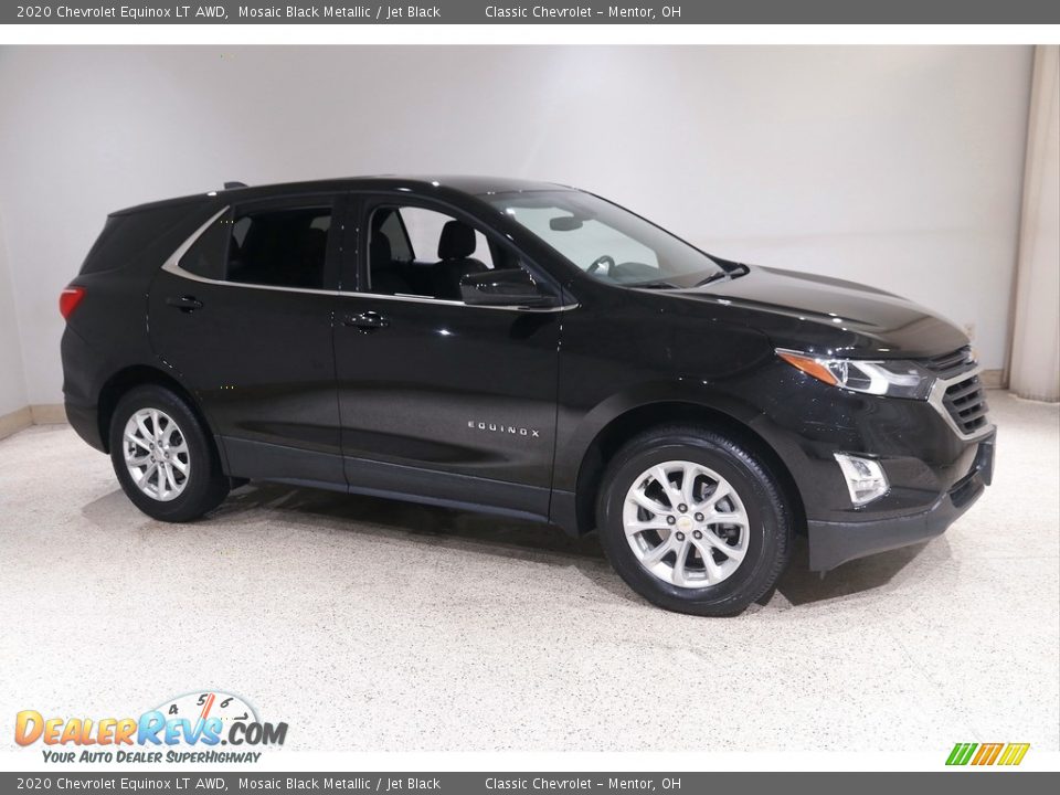 2020 Chevrolet Equinox LT AWD Mosaic Black Metallic / Jet Black Photo #1