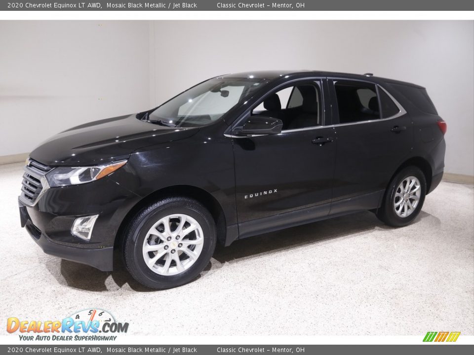 2020 Chevrolet Equinox LT AWD Mosaic Black Metallic / Jet Black Photo #3