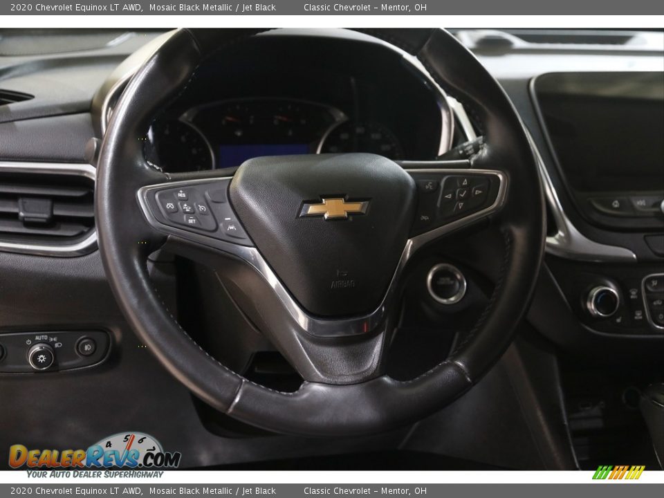 2020 Chevrolet Equinox LT AWD Mosaic Black Metallic / Jet Black Photo #7